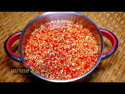 Cách làm nước mắm chua ngọt ăn cơm tấm, bún thịt nướng, bánh xèo