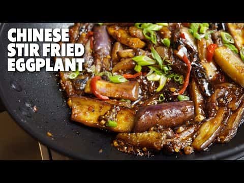 Chinese Stir Fried Eggplant