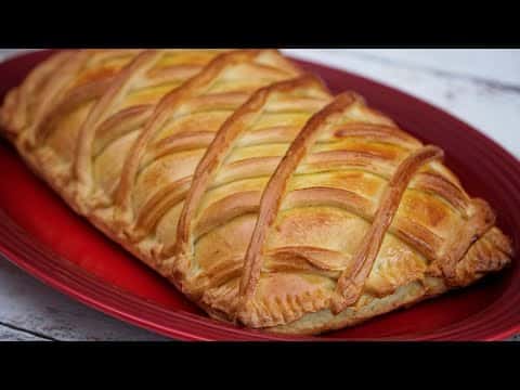 Kulebyaka de salmón