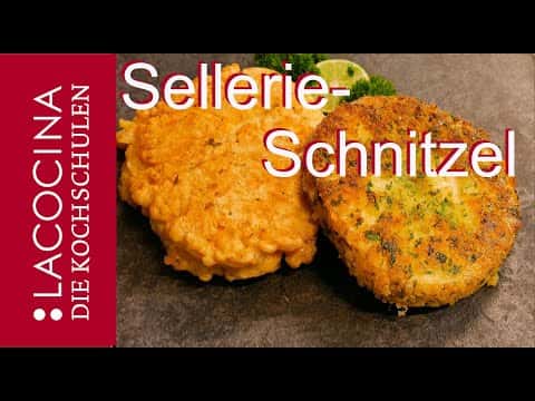 Sellerieschnitzel in zwei Varianten