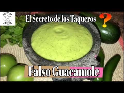 Falso Guacamole (Salsa de Calabacita y Tomatillo)