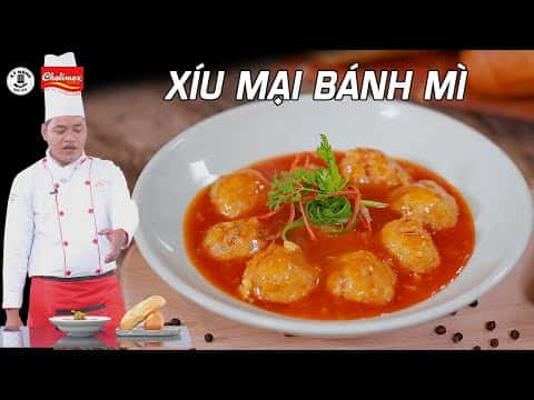 Cách làm Xíu Mại ăn kèm Bánh Mì
