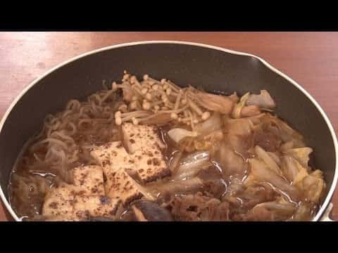 フライパンで作る簡単すき焼き