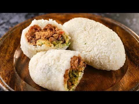 多種風味飯糰與配料