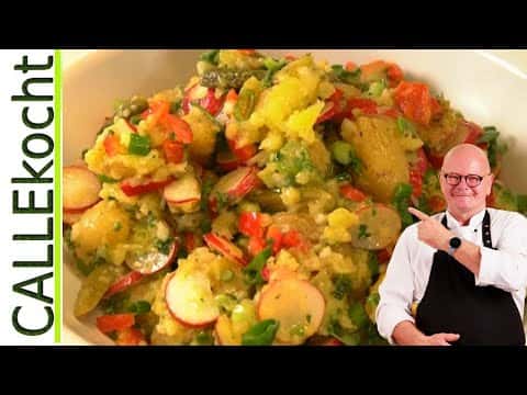 Schneller Kartoffelsalat mit Essig & Öl