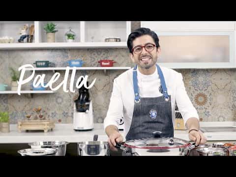 Paella con Paellera Royal Prestige