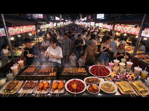 郑州夜市美食特辑(夜包子、麻辣冒菜、山西沾串、炒河粉、蒜香烤生蚝、烤冷面、酱香饼、锅包肉、铁板鱿鱼、泰式打抛饭、擂椒皮蛋臭豆腐)