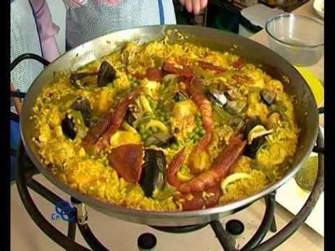 Paella mixta tradicional estilo Café de Chinitas