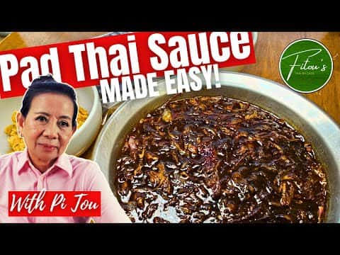 Shallot Infused Pad Thai Sauce