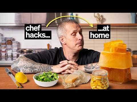 Chef's Restaurant Hacks & Dishes (Bolognese, Grilled Steak, Cured Kingfish, Calamari Salad, Garlic Confit & Compound Butter)