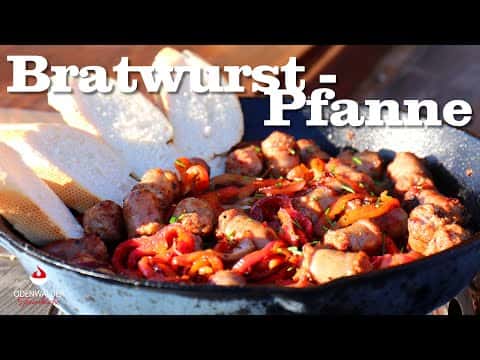 Herzhafte Bratwurst-Zwiebel-Pfanne