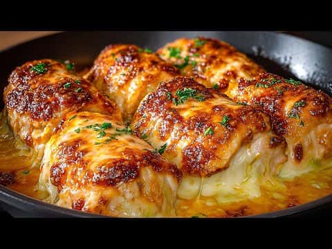 3 Delicious and Easy Chicken Breast Recipes (Cheese Rolls, Creamy Bake, Potato-Crusted Cutlets)