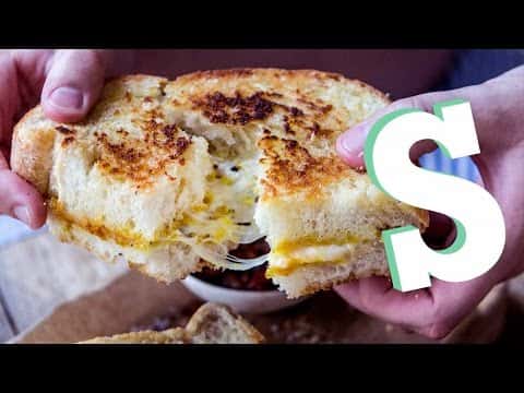 Ultimate Grilled Cheese with Homemade White Bloomer Bread