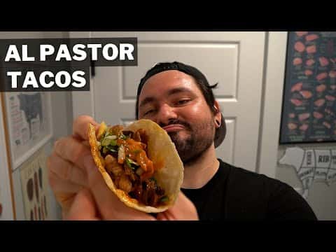 Tacos al Pastor de Pork Belly