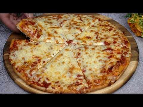 No-Knead Liquid Dough Pizza