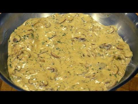 Creamy Garlic Mushroom Sauce