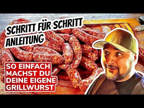 Selbstgemachte Salsiccia (italienische Bratwurst)