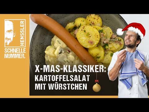 Zweierlei Kartoffelsalat mit Würstchen
