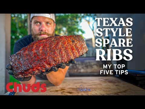 Central Texas Style BBQ Spare Ribs