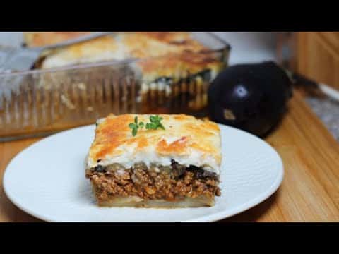 Homemade Traditional Greek Moussaka