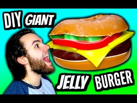 DIY Giant Jelly Burger