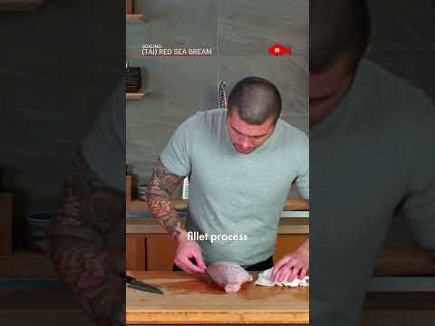 How to Fillet Red Sea Bream (Tai)