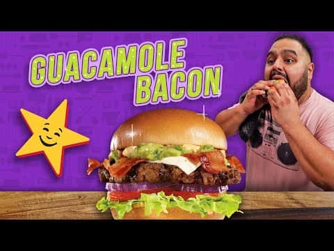 Guacamole Bacon Burger al estilo Carl's Jr.