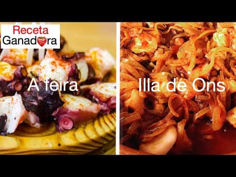 Pulpo a la gallega (Pulpo a feira y Pulpo al estilo de la Isla de Ons)