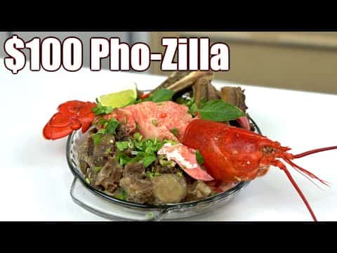 Vietnamese Phozilla (Lobster, Oxtail, and A5 Wagyu Pho)