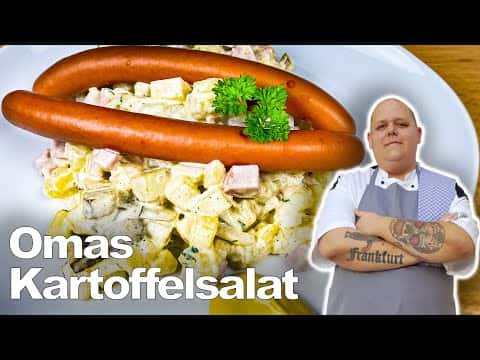 Omas rheinischer Kartoffelsalat mit selbstgemachter Mayonnaise