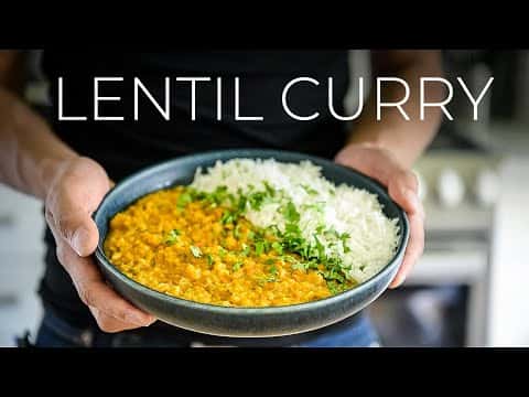 Red Lentil Curry with Basmati Rice