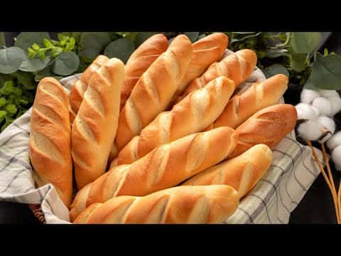 Bánh mì baguette không cần lò nướng