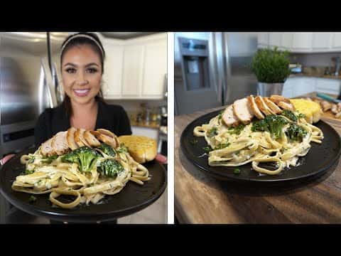 Chicken and Broccoli Fettuccine Alfredo