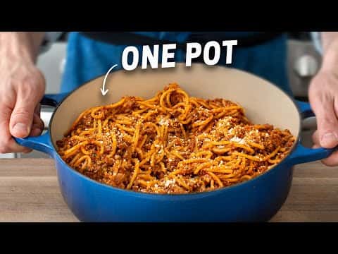 One-Pot Spaghetti & Meat Sauce