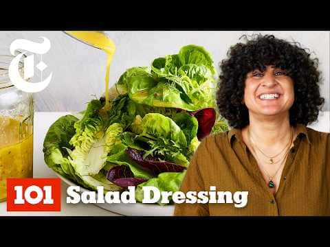 Samin Nosrat's Guide to Salad Dressings (Vinaigrette, Via Carota House Dressing, Creamy Sesame-Ginger Slaw Dressing, Creamy Lemon-Miso Dressing)