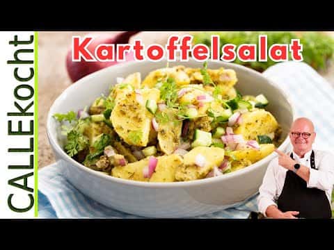 Süddeutscher Kartoffelsalat mit Gurke
