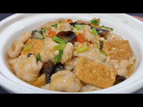 家常豆腐滑肉
