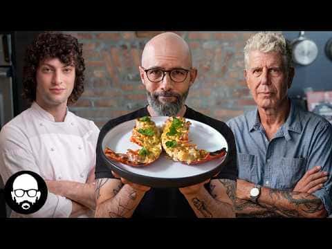 Composite Recipe: Portuguese Squid Stew, Lobster Thermidor, and Warm Lobster Rolls
