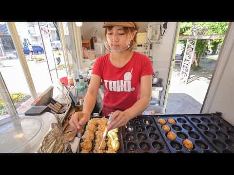 Takoyaki and Karaage (Japanese Fried Chicken)