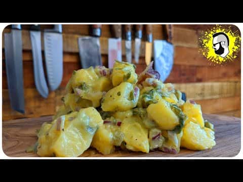 Pommes Män's Kartoffelsalat ohne Mayonnaise (Vegan)
