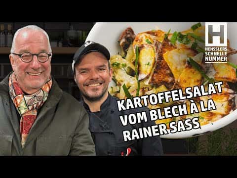 Schneller Kartoffelsalat vom Blech à la Rainer Sass