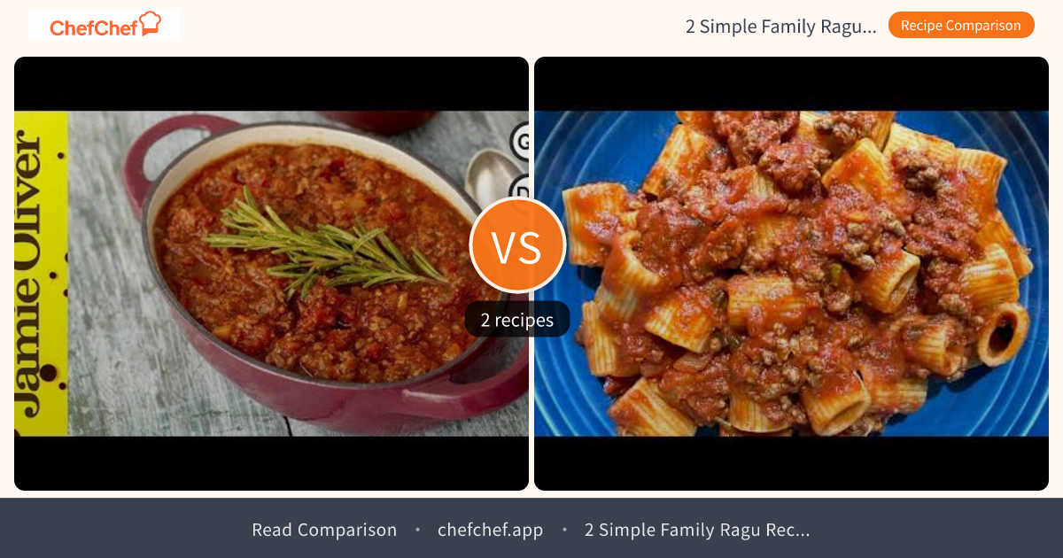2 Simple Family Ragu Recipes: Quick Weeknight or Slow-Cooked Batch ...